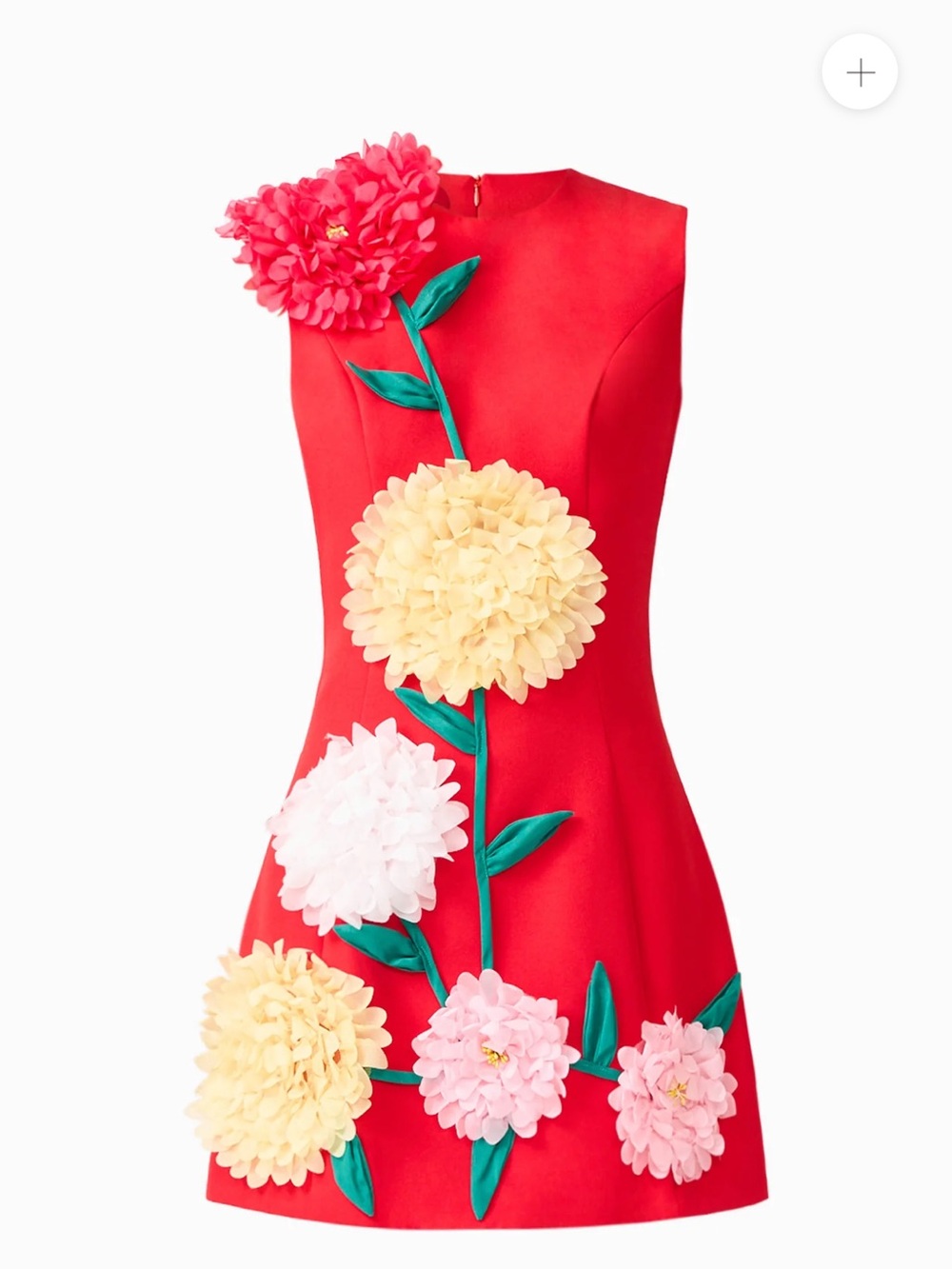 Elliatt Appliqué Sleeveless Mini Dress - Picture 3 of 5